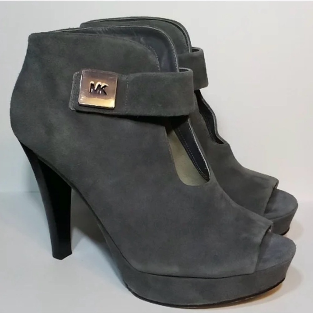 Michael Kors Charcoal Suede High Heels